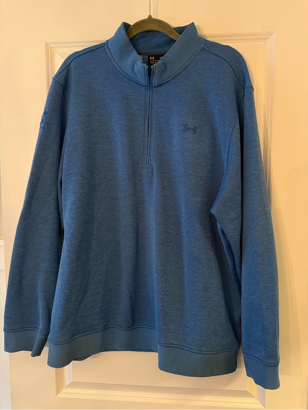 Under Armour Cold Gear 1/4 Zip Pullover Blue Pine Cliffs Golf Club Portugal